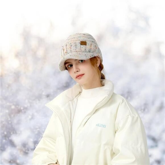 Winter Hats for Women - Thick Warm Stylish Knit Beanie Hat Soft Stretch Cute - Picture 7 of 8